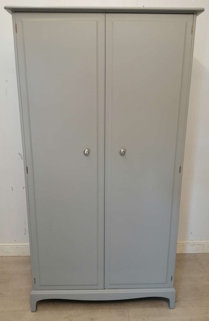 Double grey wardrobe hot sale